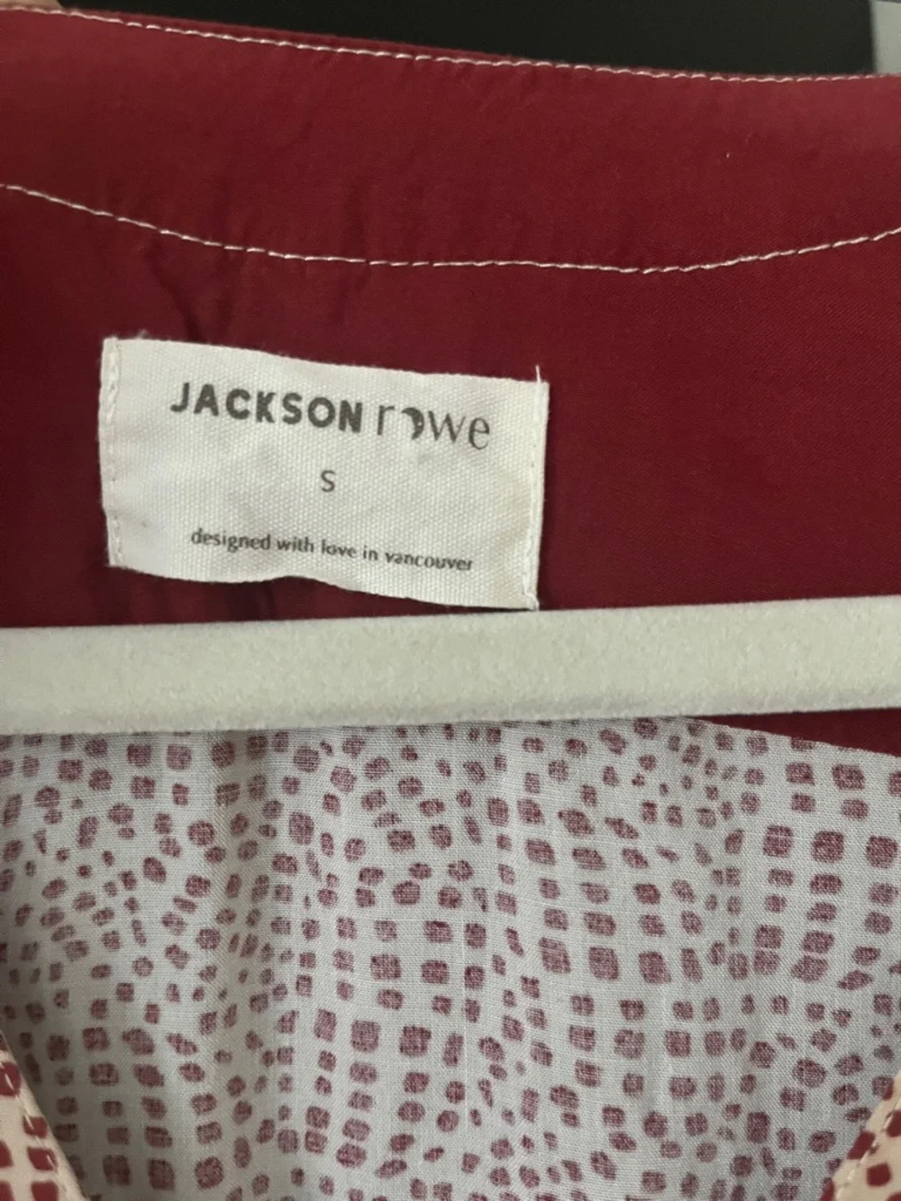 Jackson Rowe Bahama Dress In Juno Print Medium Red Maxi 
Bohemian Patchwork - Picture 5 of 7